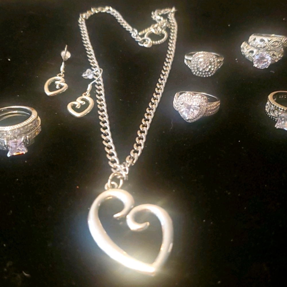 Silver Necklace set